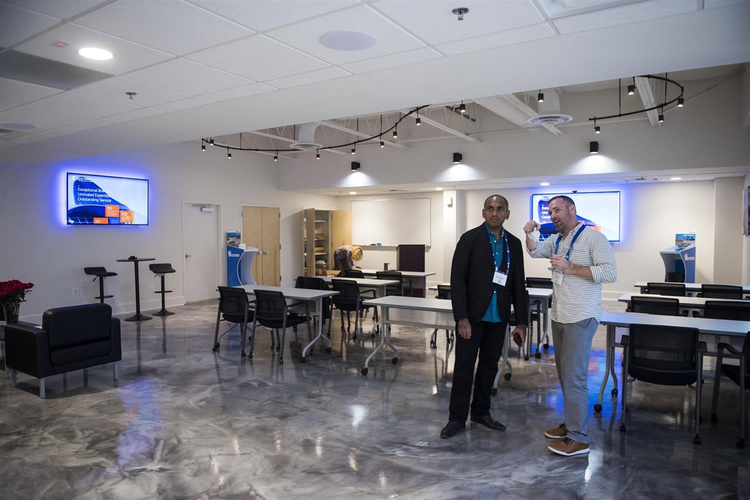 Demonstrating the Capitol Heights Training Room