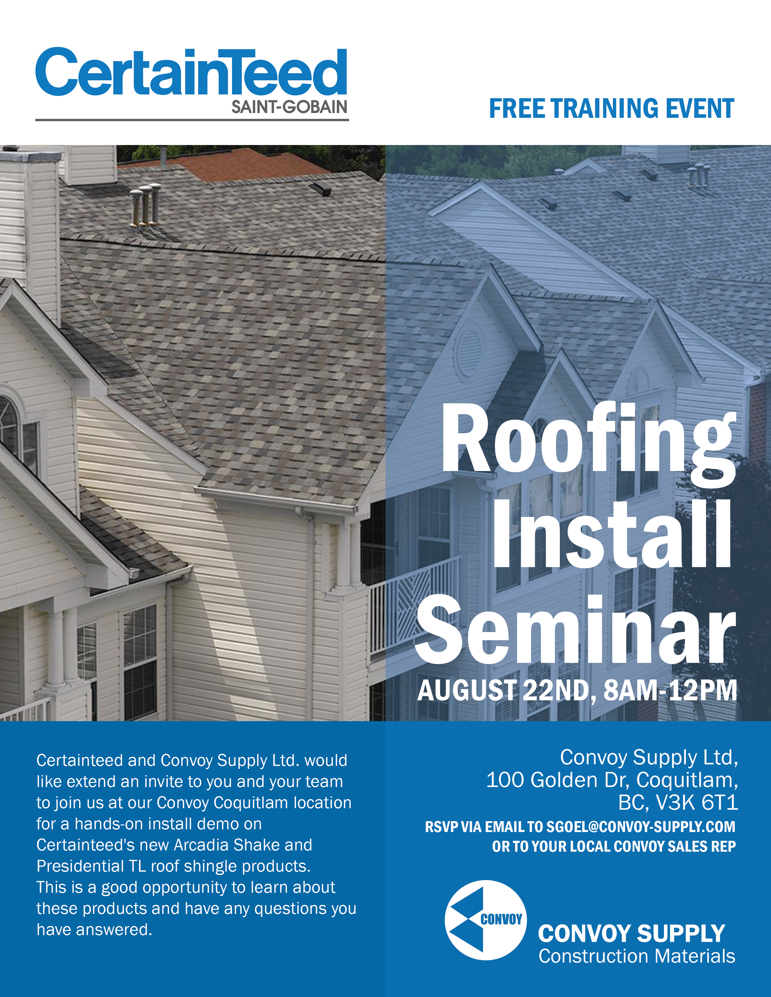 Certainteed Roofing Install Seminar Certainteed Roofing Install Seminar