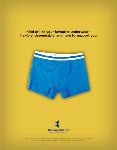 Dependable Underwear – Convoy Supply Ad 2023
