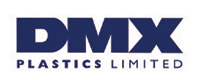 Logo for DMX Plastics, a waterproofing company